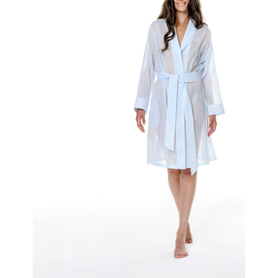 Celestine Celeste 2 Short Wrap Robe - Blue