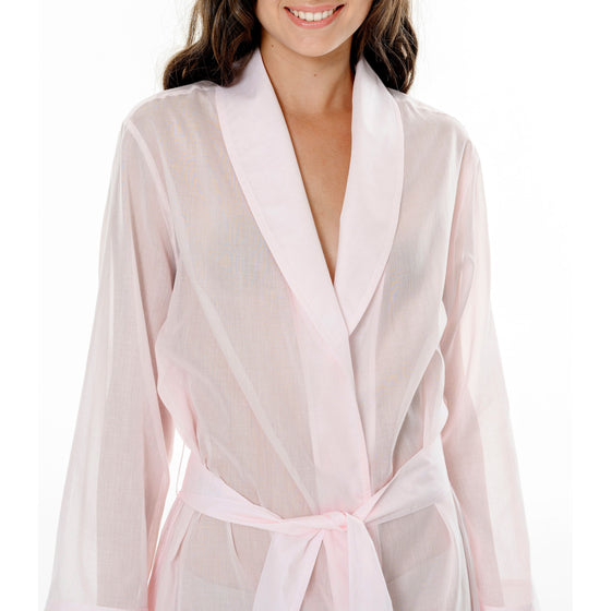 Celestine Celeste 2 Short Wrap Robe - Rose
