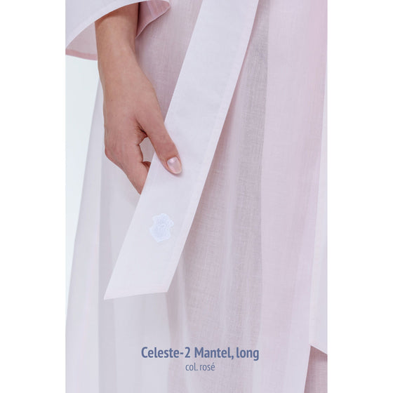 Celestine Celeste 2 Long Wrap Robe - Rose