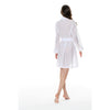 Celestine Celeste 2 Short Wrap Robe - White