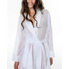 Celestine Celeste 2 Short Wrap Robe - White