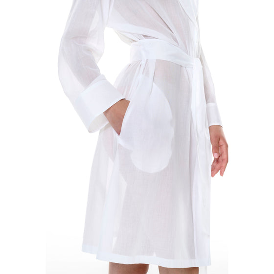 Celestine Celeste 2 Short Wrap Robe - White