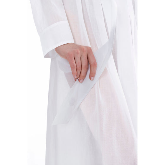 Celestine Celeste 2 Long Wrap Robe - White