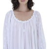 Celestine Daisy 3 Long Sleeve Gown - White