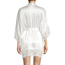  In Bloom Embroidered Bridal Robe - Ivory