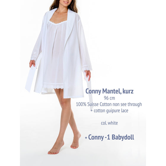 Celestine Conny Robe - White