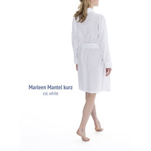  Celestine Marleen Flannel Short Robe - White