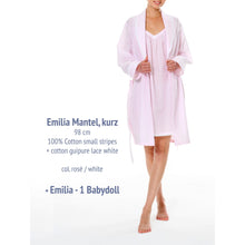  Celestine Emilia Short Robe - Rose