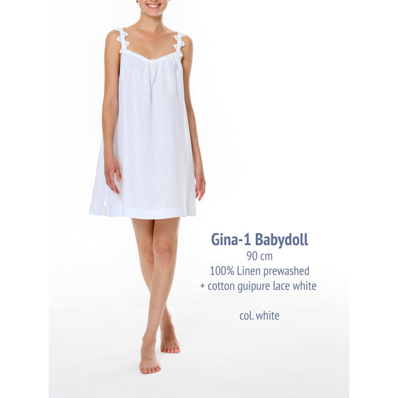 Celestine Gina 1 Babydoll - White