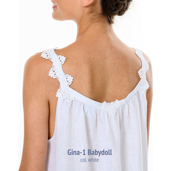 Celestine Gina 1 Babydoll - White