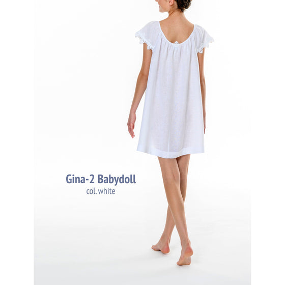 Celestine Gina 2 Babydoll - White