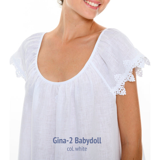 Celestine Gina 2 Babydoll - White
