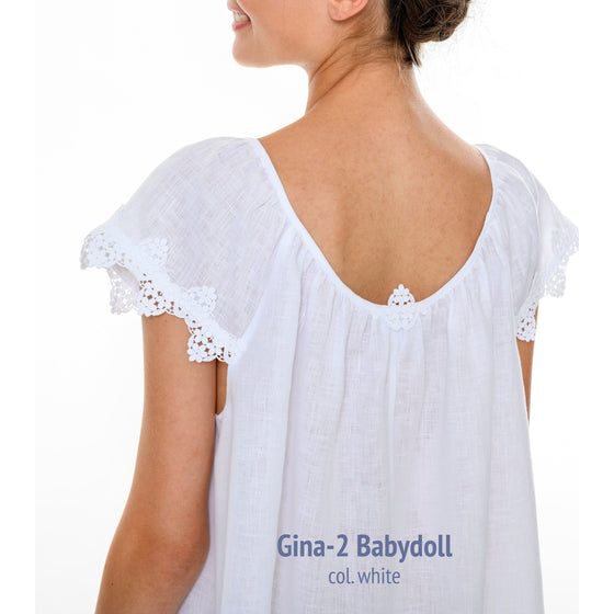 Celestine Gina 2 Babydoll - White
