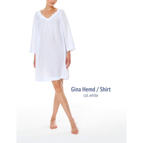 Celestine Gina Hemd Shirt - White