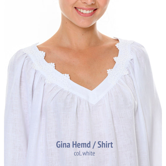 Celestine Gina Hemd Shirt - White