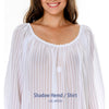 Celestine Shadow Hemd Shirt - White