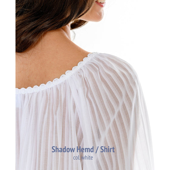 Celestine Shadow Hemd Shirt - White