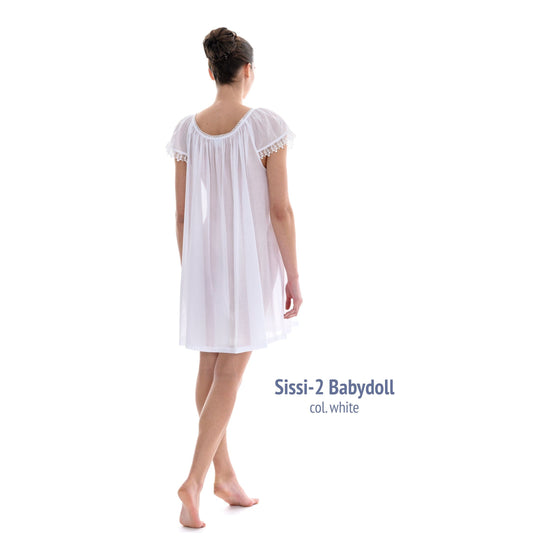 Celestine Sissi 2 Babydoll - White