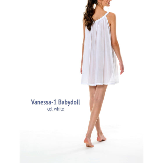 Celestine Vanessa 1 Babydoll - White