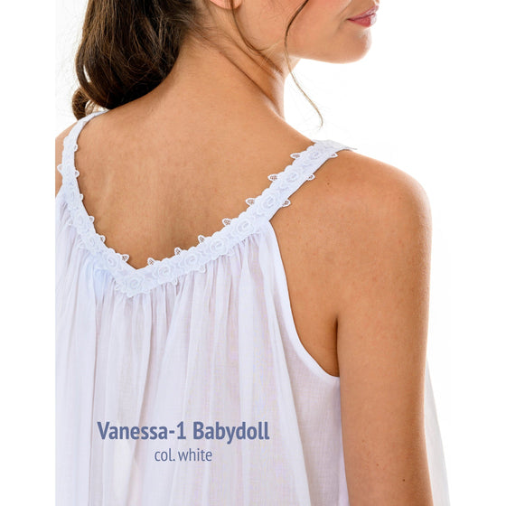 Celestine Vanessa 1 Babydoll - White
