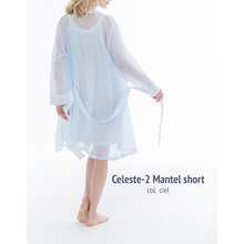  Celestine Celeste 2 Short Wrap Robe - Blue