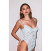 Fleur Du Mal Le Stretch Bodysuit - Forget Me Not