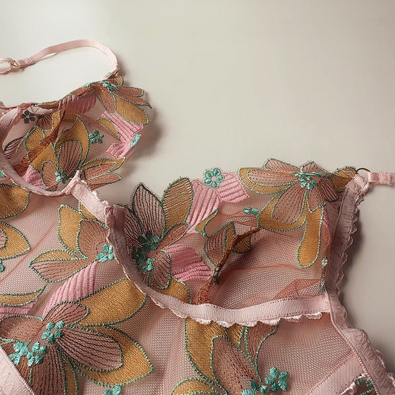 Nette Rose Ginger Longline Bralette