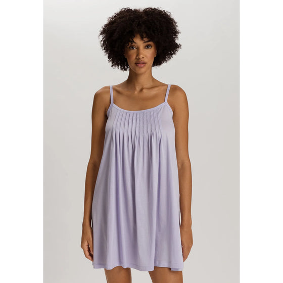 Hanro Juliet Cotton Babydoll - Purple Heather