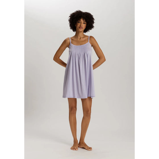 Hanro Juliet Cotton Babydoll - Purple Heather