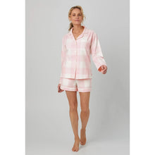  BedHead Checkered Portuguese Flannel PJ Set - Pink