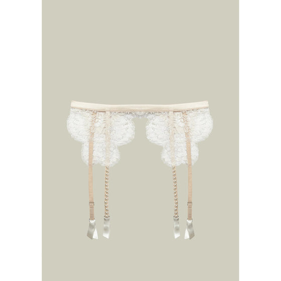 ID Sarrieri Birds of a Feather Garter - Cream