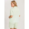 Hanro Natural Comfort Pajama Set - Green Tea
