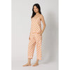 BedHead Cotton Poplin Cropped PJ Set - Deco Sunset