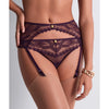 Aubade Mystery of Love Garter Belt - Plum
