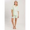 Hanro Natural Comfort Pajama Set - Green Tea