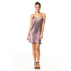 Christine Lauren Hammered Silk Chemise - Quartz