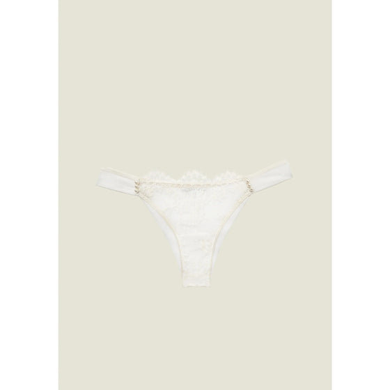 ID Sarrieri Birds of a Feather Thong - Cream