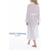 Celestine Celeste 2 Long Wrap Robe - White