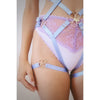 Nette Rose Daisy Dainty Thigh Garters - Blue