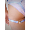 Nette Rose Daisy Dainty Thigh Garters - Blue