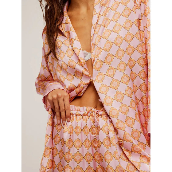 Free People Dreamy Days PJ Set - Sweet Lilac