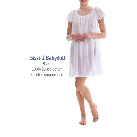 Celestine Sissi 2 Babydoll - White