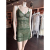 Samantha Chang All Lace Chemise - Deep Forest
