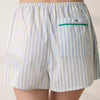 Lunya Airy Cotton Piped Set - Stillwater Stripe