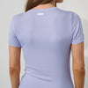 Lunya Soft Modal Rib Tee Short Set - Quiet Lilac
