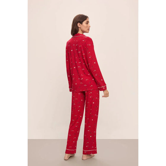 Eberjey Gisele Long Pajama Set - Winter Wonderland