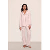 Eberjey Gisele Long Sleeve PJ Set - Pink & Black