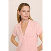 Eberjey Gisele Shorty PJ Set - Pink/Ivory