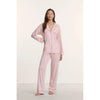 Eberjey Gisele Long Sleeve PJ Set - Pink & Fig