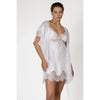 Christine Pure Chiffon Short Wrap - White